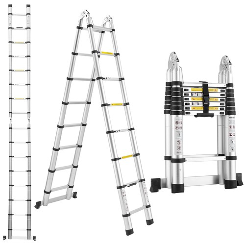 Telescoping ladder frame - ladder, a