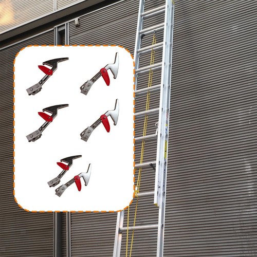 Extension ladder rung lock - lock, a