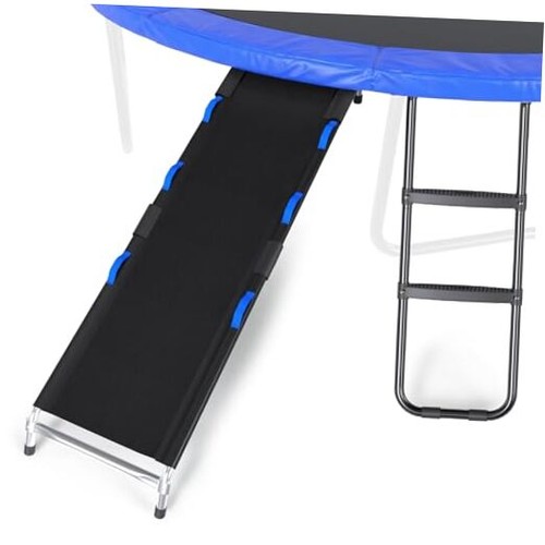 Trampoline ladder and slide - trampoline,