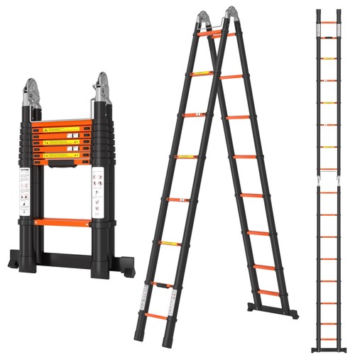Telescoping ladder frame - telescoping, a